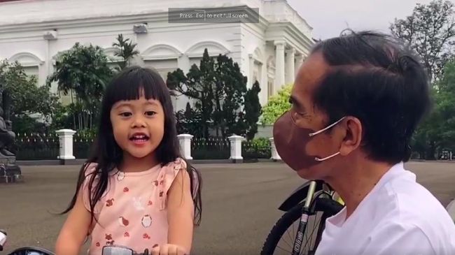 Umur 3 Tahun, Sedah Mirah Pintar Nyanyi & Sepedaan, Bikin Presiden Bangga