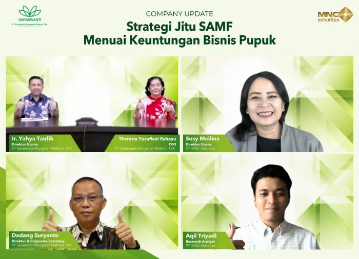 Di Webinar MNC Sekuritas, SAMF Bocorkan 6 Strategi Jitu Panen Cuan Bisnis Pupuk
