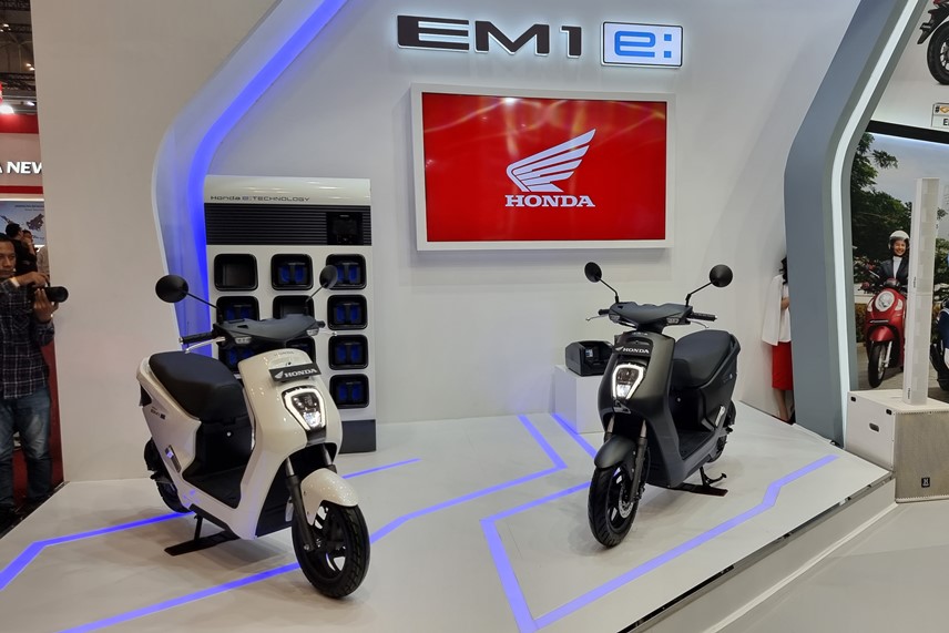 Moto Mobi | Honda EM1 e: Motor Listrik AHM Diperkenalkan di GIIAS 2023