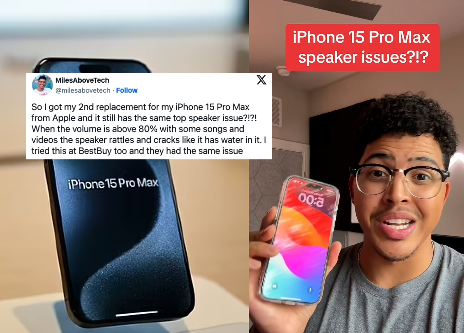 Pengguna iPhone 15 Pro Max Keluhkan Suara Berderak dari Speaker