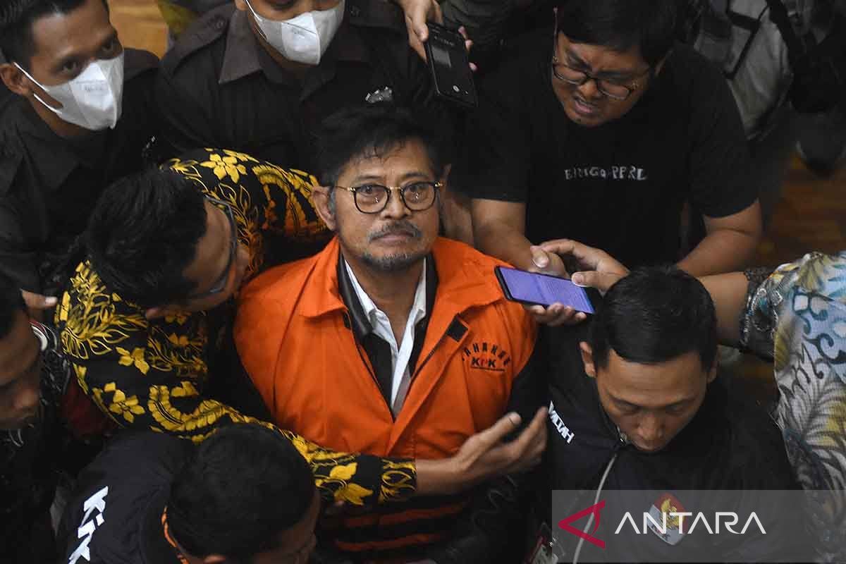 Syahrul Yasin Limpo ditahan KPK