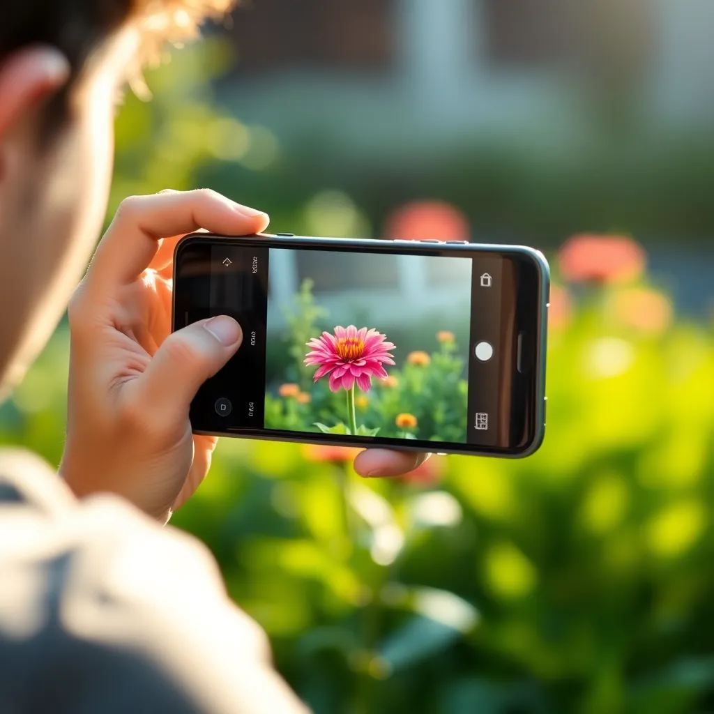 Objek foto dengan Smartphone